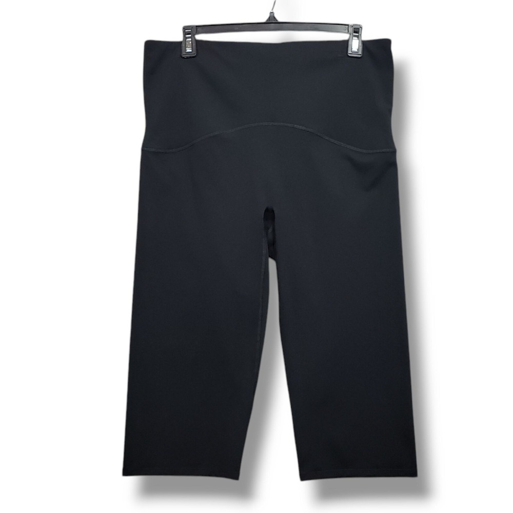 Spanx Shaping Compression Knee Pant Womens 1X Base Layer Cropped Leggings